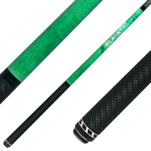 Jacoby BlaCkOut JACBKOUTSGGR Sport Wrap Carbon Fiber Break/Jump Cue - Green 1