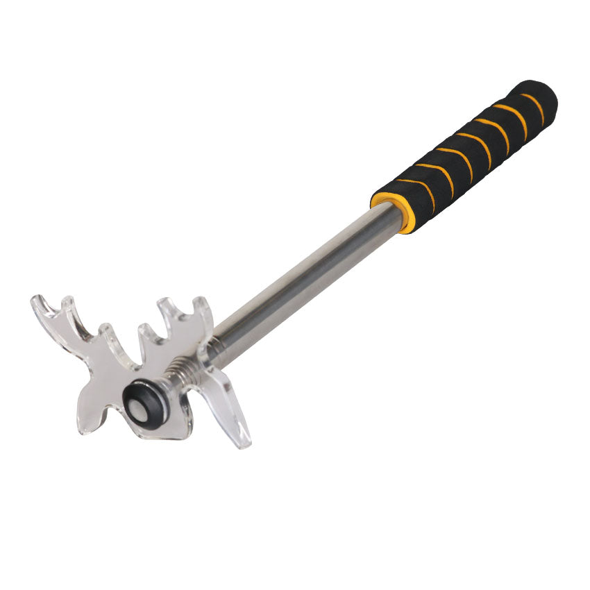 Poolgods Telescoping Pocket Bridge Stick with Clear Moosehead Bridgehead