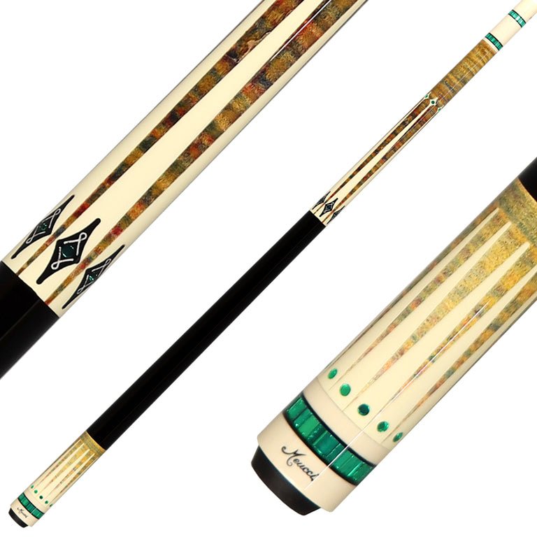 Meucci Hi Pro HP03G Pool Cue with Pro Shaft - Gray Wash Stained