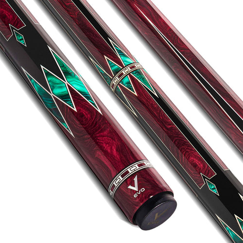 EVO MEG Crimson Jaw No Wrap Pool Cue 1