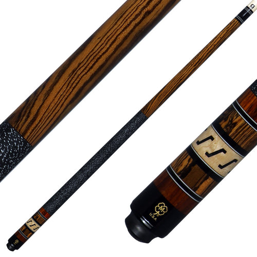 McDermott G308 G Series Pool Cue - Bocote with Irish Linen Wrap 1