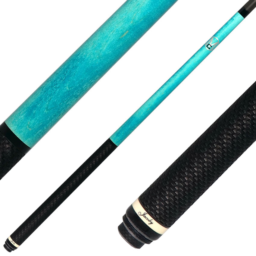 Jacoby Custom JACMCSGTUR Monster Crush Break Cue with Sport Grip - Turquoise