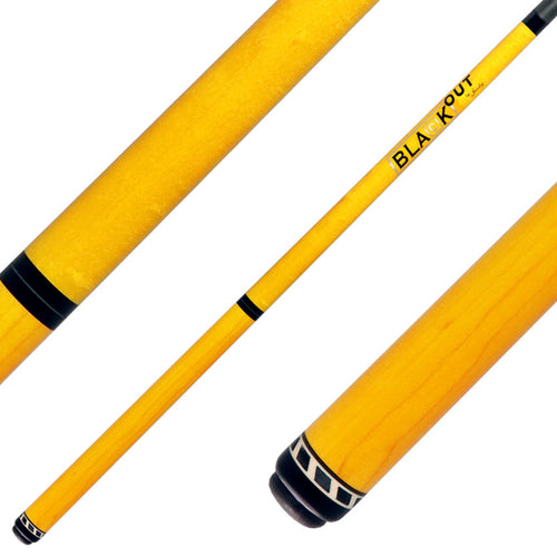 Jacoby BlaCkOut JACBKOUTYEL No Wrap Break/Jump Cue - Yellow 1