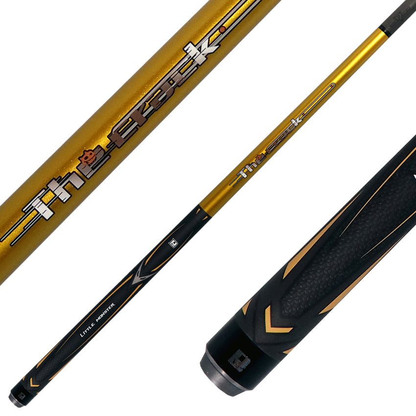 Little Monster LMBRKCLUVSWGD Classic Gold Impact Break Cue with Carbon Fiber Shaft