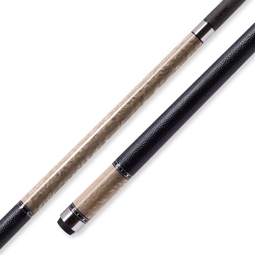 Cuetec 95-110LTW Cynergy Truewood Sycamore 2 Leather Wrap Play Cue - 12.5mm 1
