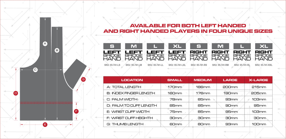 Cuetec Axis Speed Grey Billiard Glove - Right Bridge Hand