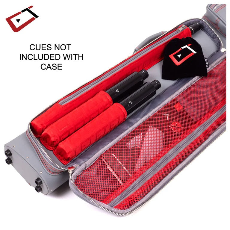 Cuetec 95-752 Pro Line 2x4 Hard Professional Pool Cue Case - Speed Gray