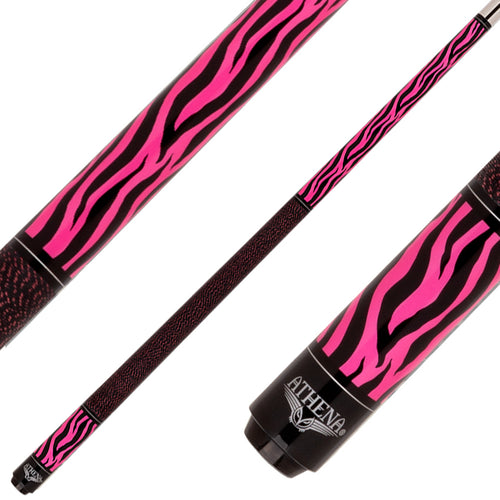 Athena ATH63 Cue - Pink Zebra Print 1