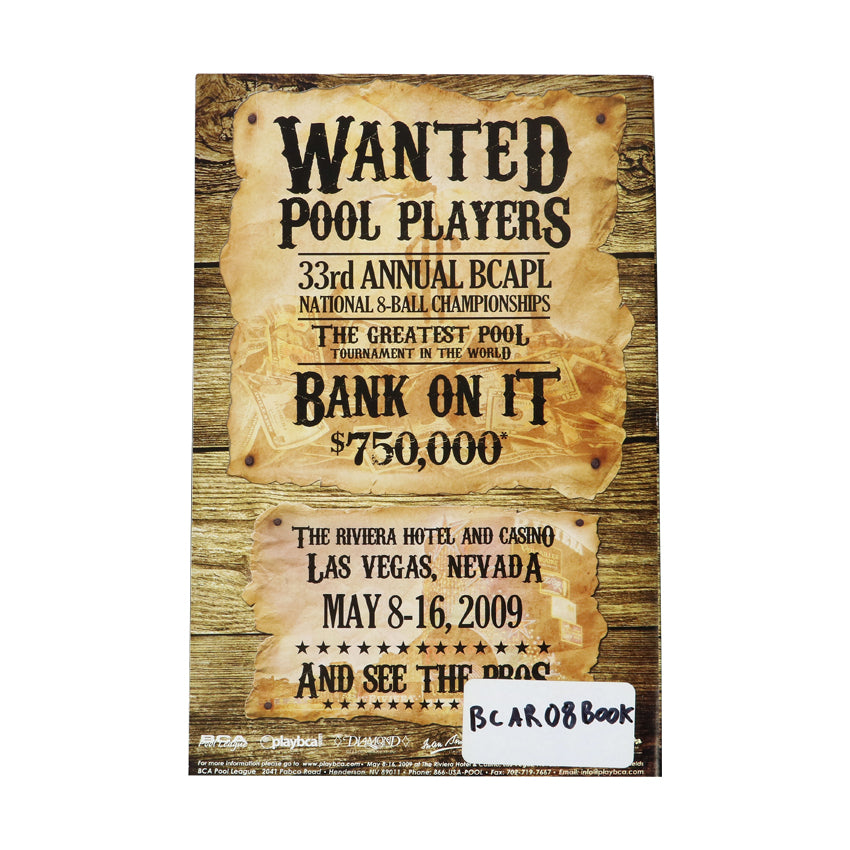 BCA 2008/2009 Rule Book - Brown Wanted Cover