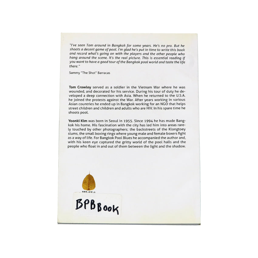 Bangkok Pool Blues Book