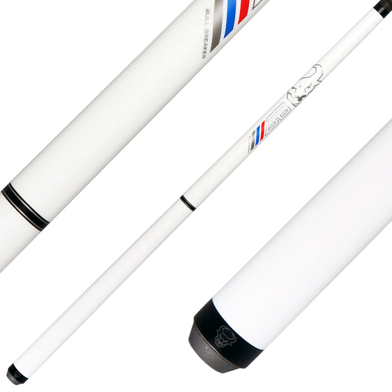Bull Carbon Bull Breaker Pearl White No Wrap Break Cue