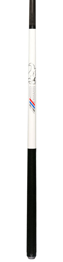 Bull Carbon Bull Breaker Pearl White Break Cue with Multi-Zone Sport Grip Wrap 4