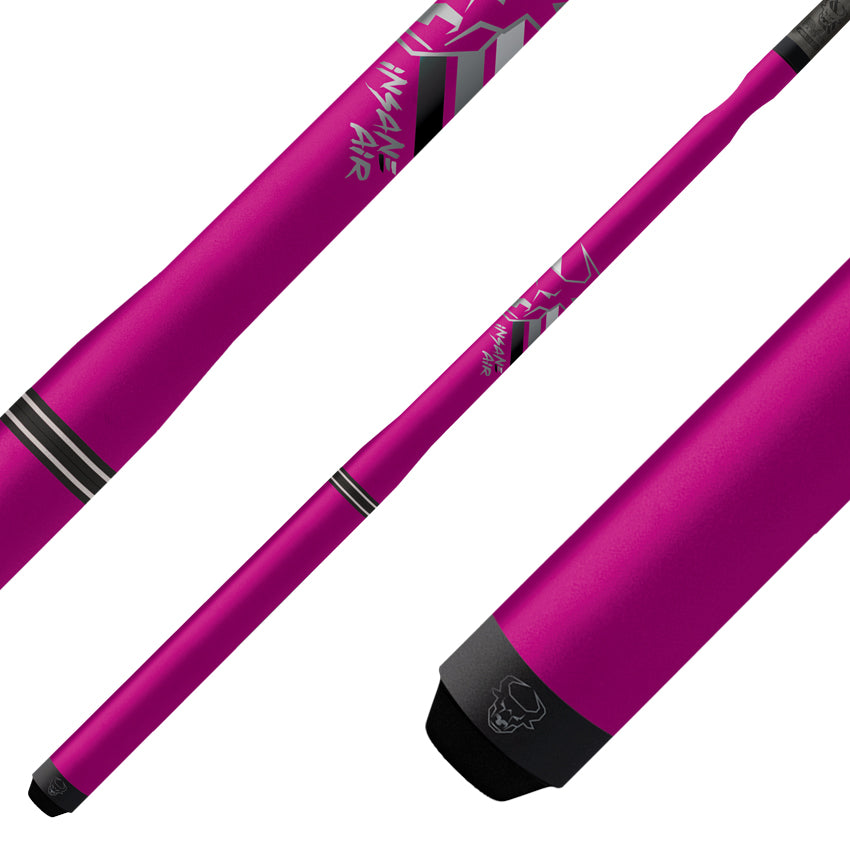 Bull Carbon Insane Air No Wrap Jump Cue - Pink Perfection