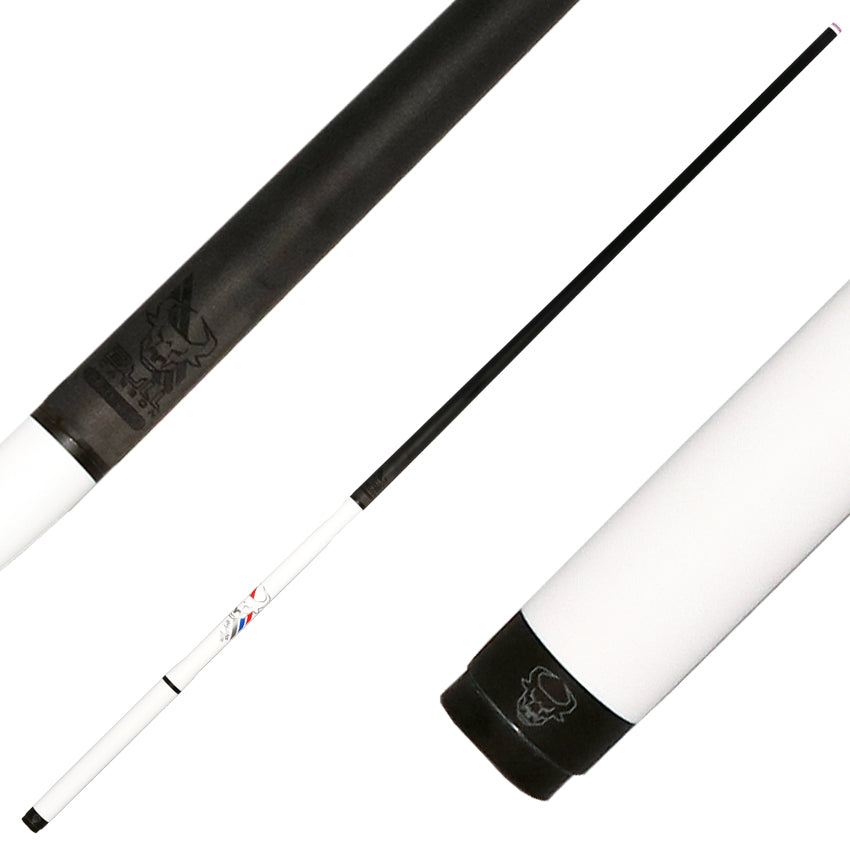 Bull Carbon Pearl White Insane Air No Wrap Jump Cue