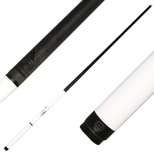 Bull Carbon Pearl White Insane Air No Wrap Jump Cue 1