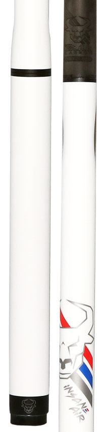 Bull Carbon Pearl White Insane Air No Wrap Jump Cue 3