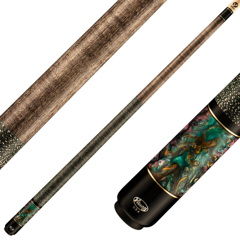 Viking BE0111 Bedlam Series Play Cue - Smoke-Stained Maple with Galaxy Shimmer Pearl