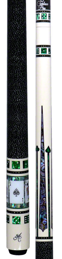 Meucci Casino Series BMC2SPADESC Pool Cue - BMC Casino 2 Spades with Carbon Shaft