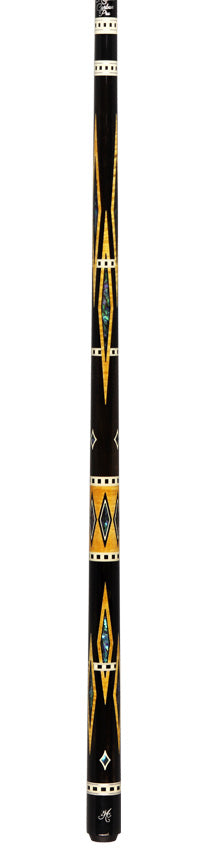 Meucci Designer Series BMCDEBONYC Limited Cue - BMC Diamond Ebony with Carbon Shaft