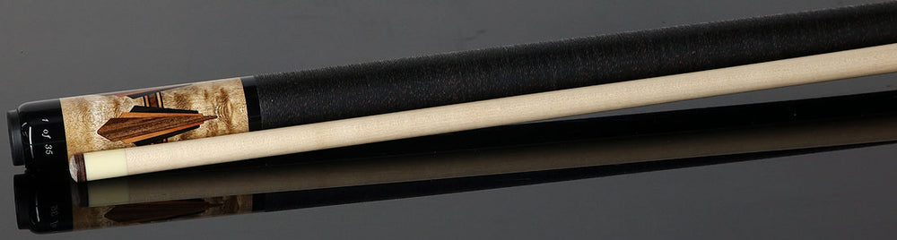 Viking SmartShops Series Birdseye Maple with Pau Ferro, Ebony, and Tulipwood Inlays Cue of the Month