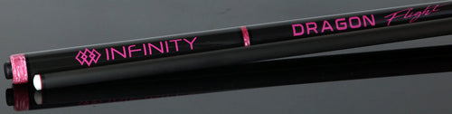 Infinity Dragon Flight Carbon Fiber Long Jump Cue - Pink 3