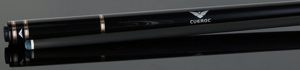 Cueroc CR-N01G Galaxy 1 No Wrap Pool Cue - Dymond Ebony Wood with Carbon Fiber Shaft