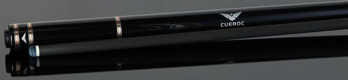 Cueroc CR-N01G Galaxy 1 No Wrap Pool Cue - Dymond Ebony Wood with Carbon Fiber Shaft 3