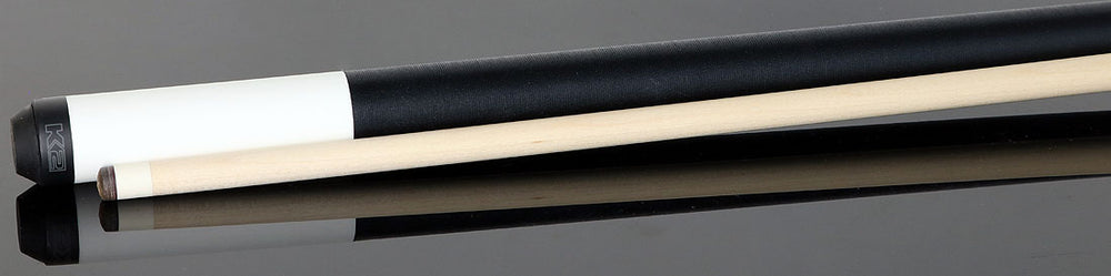 K2 KL107 Matte White Pool Cue with 12.50mm K2 LD Shaft