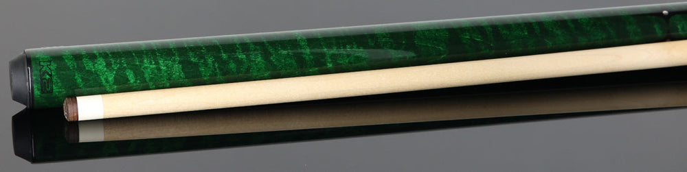 K2 KLSPGN Radial Pool Cue - Green Sneaky Pete with 11.75mm LD Shaft