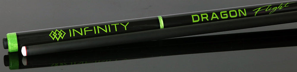Infinity Dragon Flight Carbon Fiber Long Jump Cue - Green
