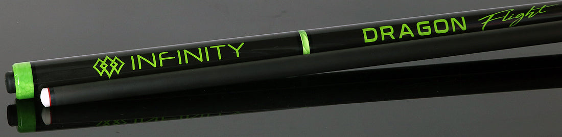 Infinity Dragon Flight Carbon Fiber Long Jump Cue - Green