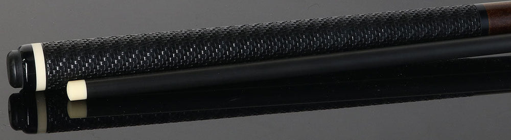 Jacoby JACBKOUTBCSGBR BlaCkOut Carbon Fiber Straight Break Cue - Brown with Wrap
