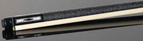 J Pechauer JP22T JP T Series Pool Cue Ebony-Stained Maple with Sim. Ebony and Pearl Framed Points with Linen Wrap 3