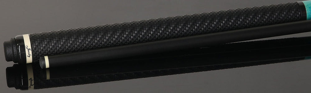 Jacoby Custom JACMCSGTUR Monster Crush Break Cue with Sport Grip - Turquoise
