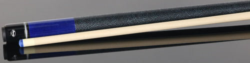 Viking UPUSA005 Ultimate Pool USA Range Series Pool Cue - Ocean Blue Stained with Black and Blue Linen Wrap 3