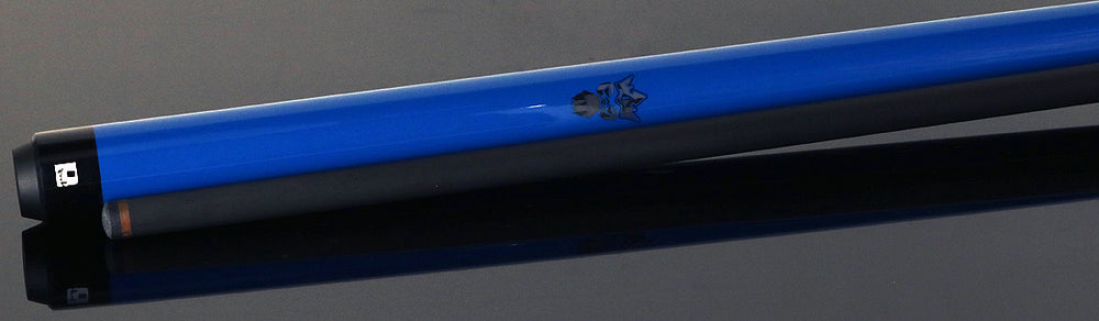 Little Monster LMBRKJMPNWBLEGG Blue Egg No Wrap Break/Jump Cue with Carbon Fiber Shaft