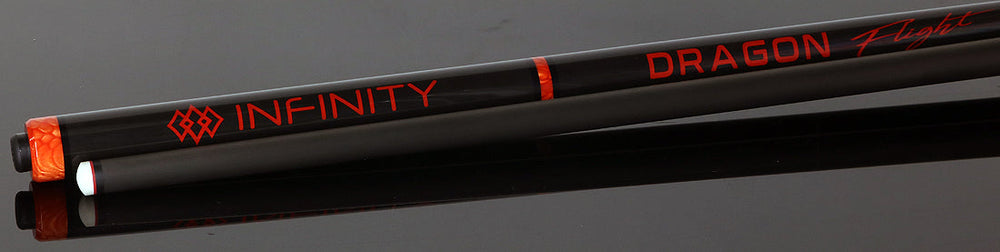 Infinity INDFMM Dragon Flight Carbon Fiber Long Jump Cue - Magma