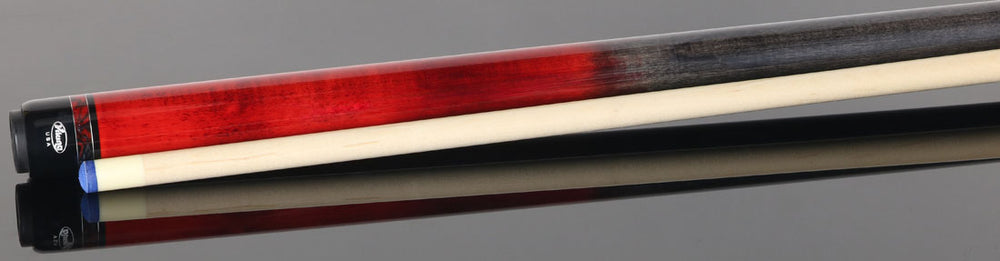 Viking UPUSA003 Ultimate Pool USA Range Series No Wrap Pool Cue- Crimson and Smoke Faded Stain