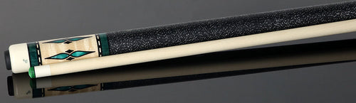 J Pechauer JP06T JP T Series Pool Cue - Teal-Stained Maple with Linen Wrap 3
