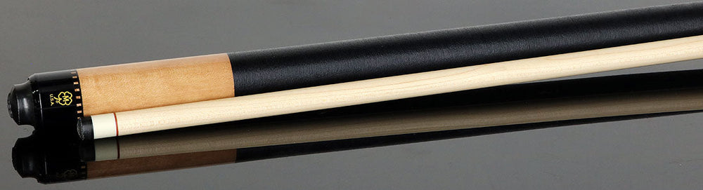 McDermott G341 G Core Series Play Cue - Natural Walnut-Stained Maple with Irish Linen Wrap