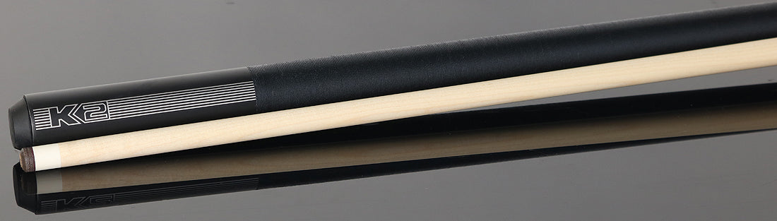 K2 KLB10 Black/Gray Sport Pool Cue with 12.50mm LD Shaft
