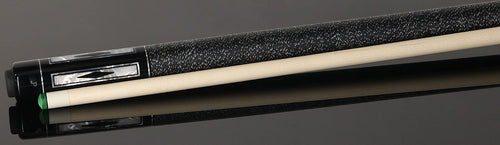 J Pechauer JP22T JP T Series Pool Cue Ebony-Stained Maple with Sim. Ebony and Pearl Framed Points with Linen Wrap 3