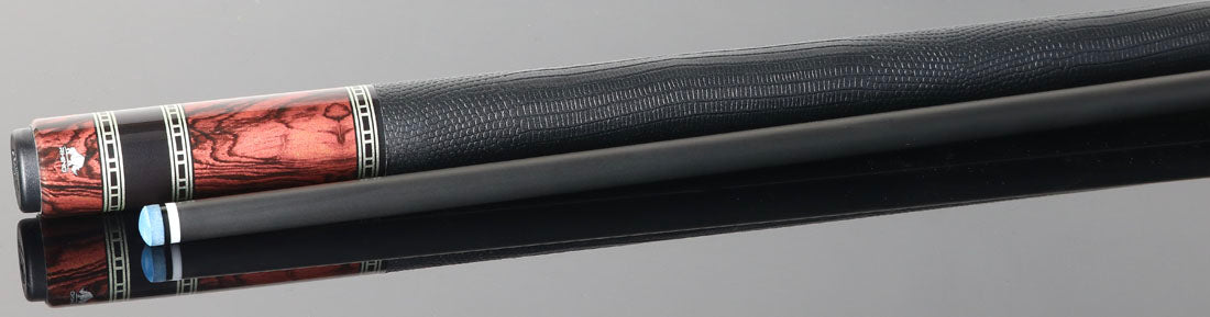 Rhino RETROCOCOLW Retro Series Carbon Pool Stick - Cocobolo with Lizard Wrap