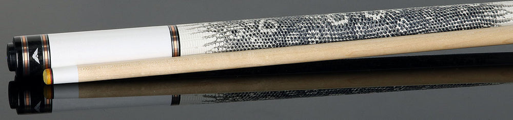 Cueroc CR-N02 Galaxy 2 Pool Cue - White Colored Maple with Ring-tailed Lizard Wrap