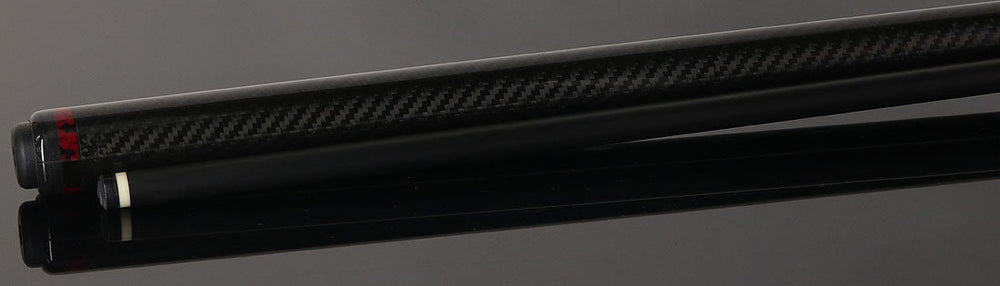 Jacoby CPCRD Game Changer Series Carbon with Blood Jasper Ring Play Cue with 12.70mm Jacoby Black V4 Carbon Fiber Shaft