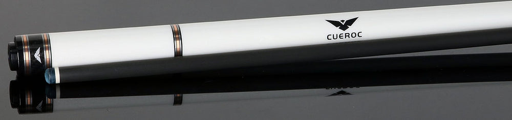 Cueroc CR-N02G Galaxy 2 No Wrap Pool Cue - White Colored Maple with Carbon Fiber Shaft