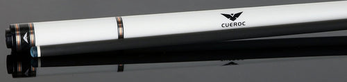 Cueroc CR-N02G Galaxy 2 No Wrap Pool Cue - White Colored Maple with Carbon Fiber Shaft 3