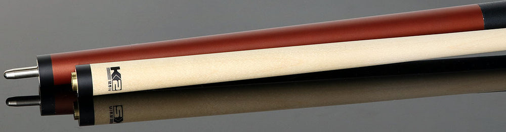 K2 KL111 Matte Metallic Copper Pool Cue with 12.50mm K2 LD Shaft