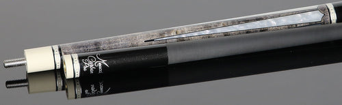 Meucci 2020 Cue - Grey - Mother of Pearl - Black Wrap - Carbon Shaft 3