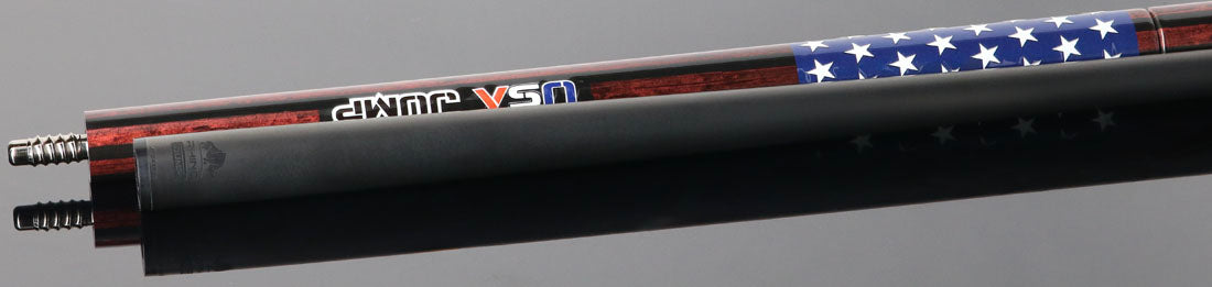 Rhino RCJMPVOYUSA Voyager Series Carbon Jump Cue - USA Flag
